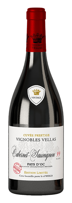 Vignobles Vellas, Pays d'Oc IGP Cabernet Sauvignon, Blend 99  